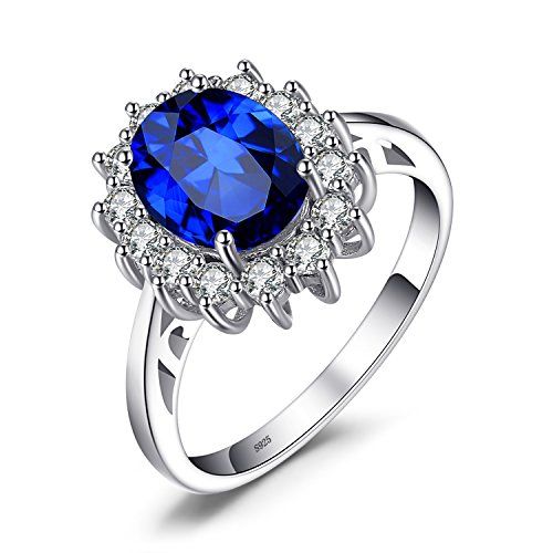 Anillo Clásico Zafiro Azul – Plata 925